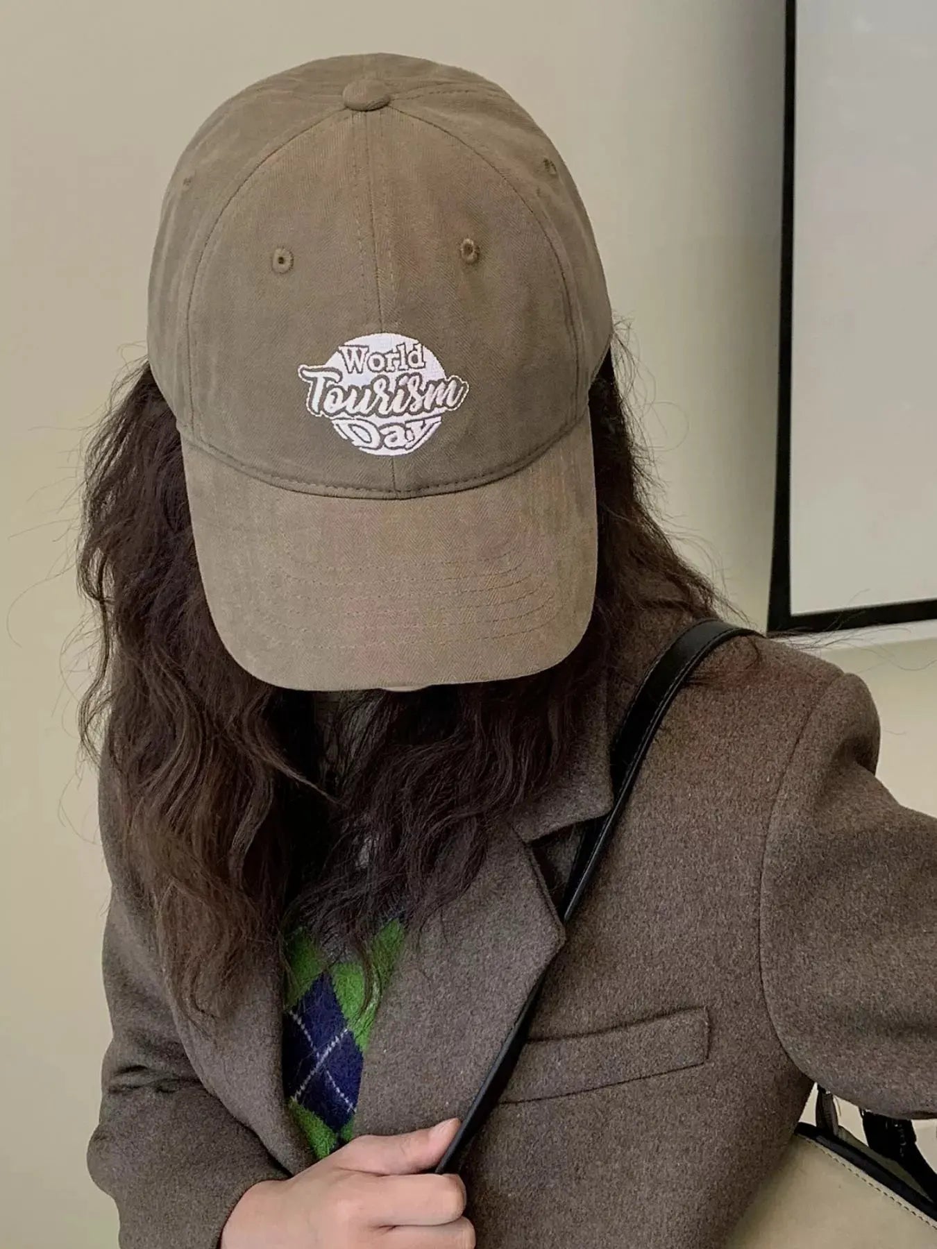 World Tourism Day Embroidered Baseball Cap by Partner Label