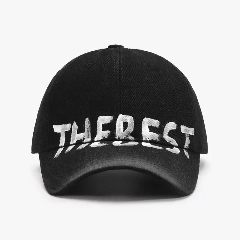 Letter Adjustable Baseball Cap by Partner Label