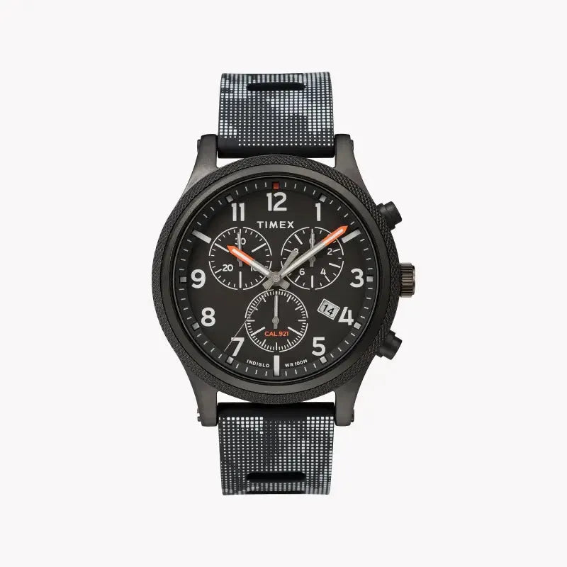 Timex Men's Black Silicone Watch, Brass Case | Tw2t33100 by TIMEX