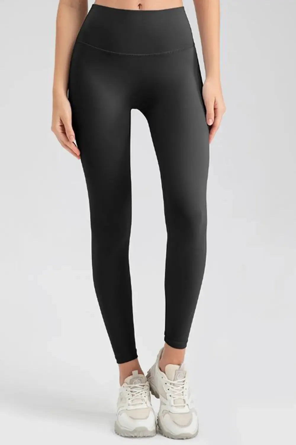 Wide Waistband Sport Leggings by Partner Label