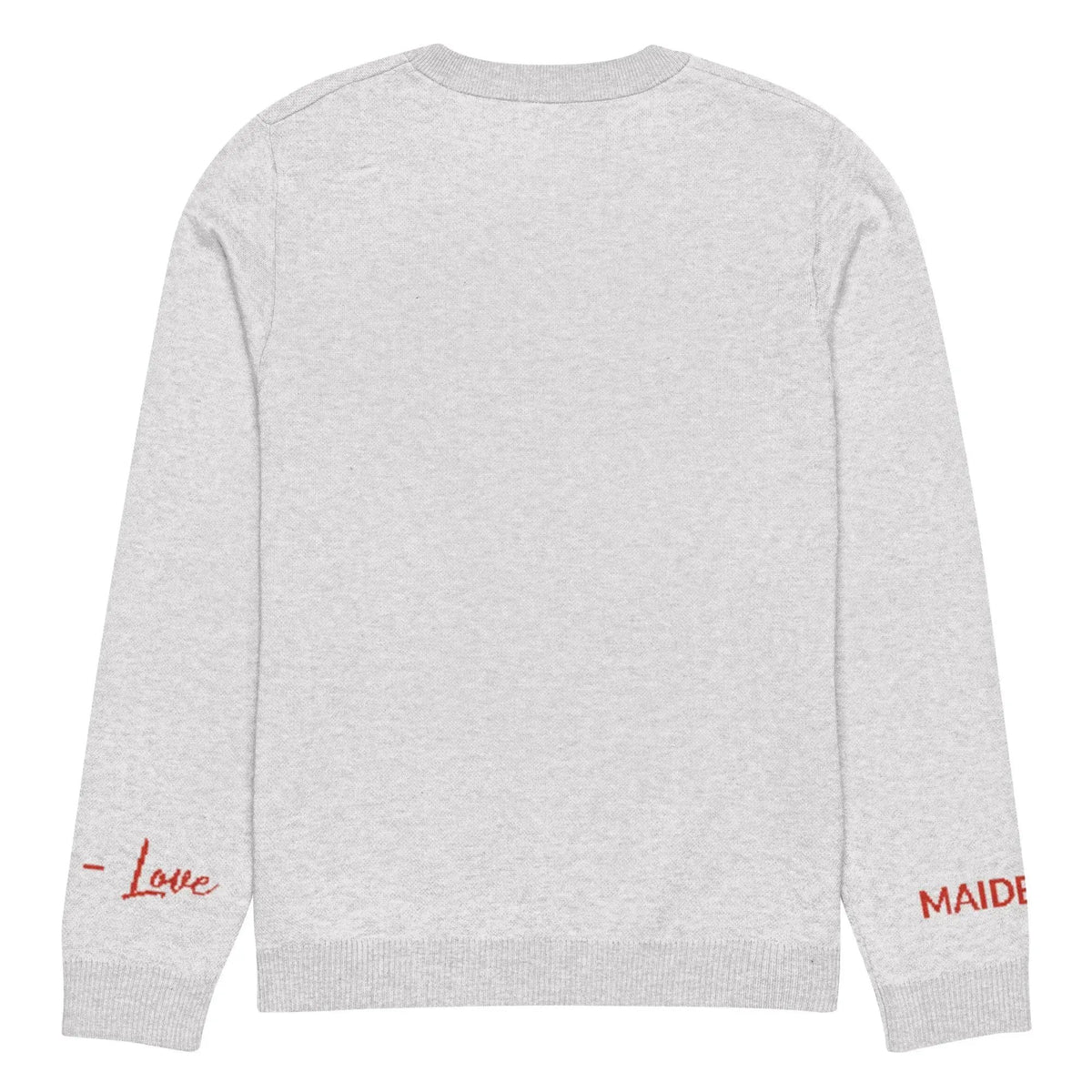 Heart - Knitted crew neck sweater BLEACH by Maiden-Art