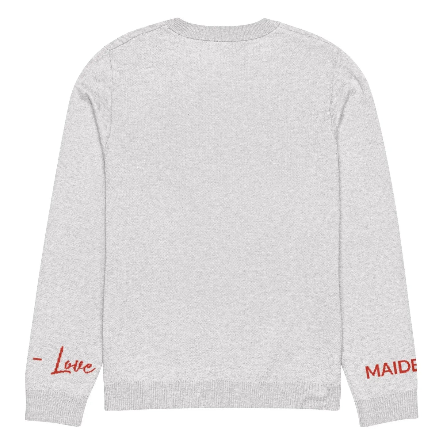 Heart - Knitted crew neck sweater BLEACH by Maiden-Art