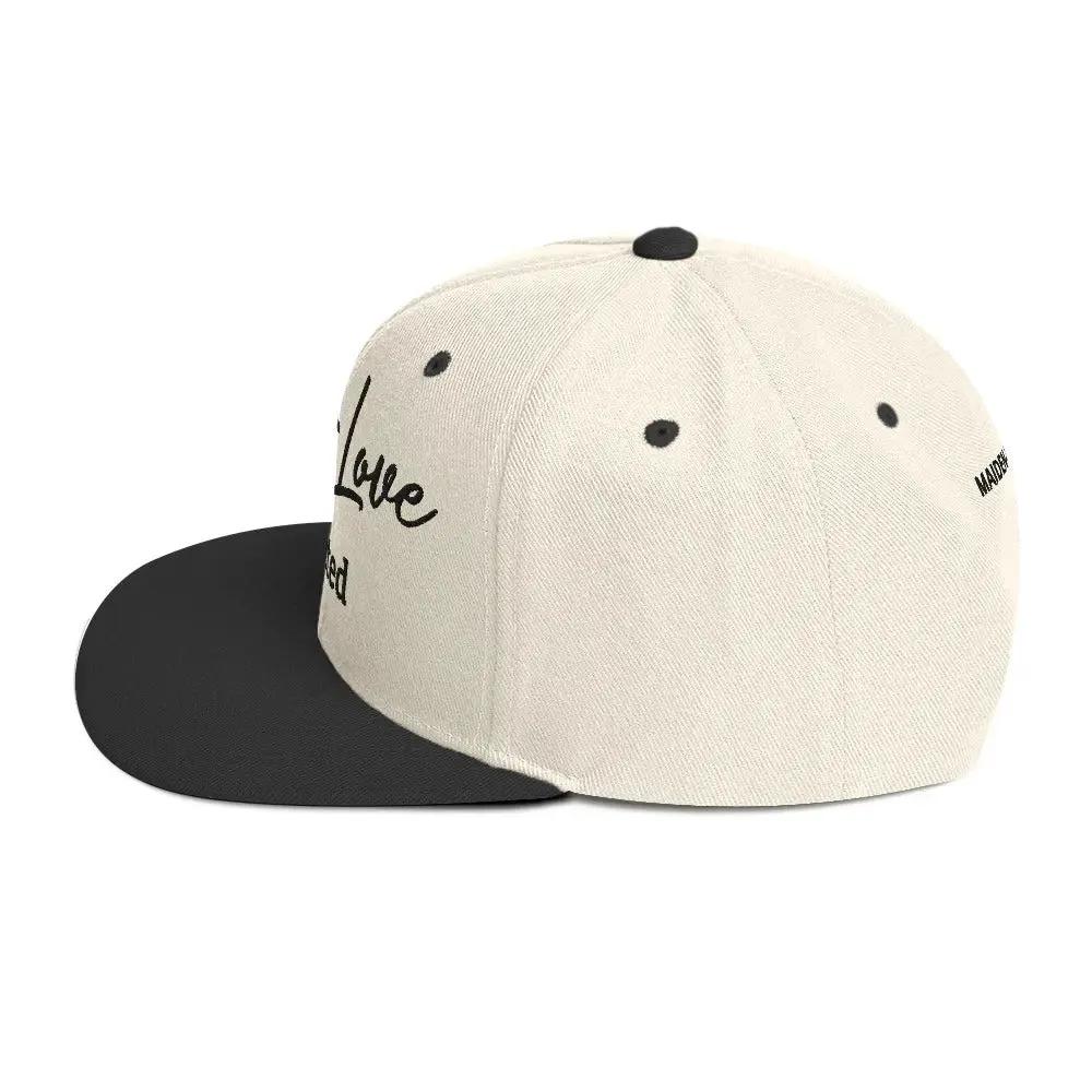 Self Love Addicted Snapback Hat with Embroidery by Maiden-Art
