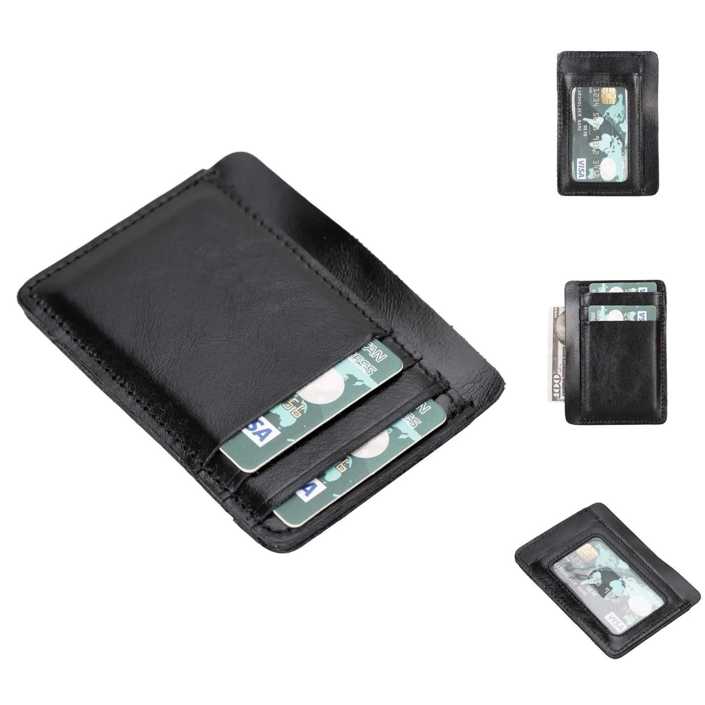 Cody Leather Card Holder and Wallet for Unisex by TORONATA