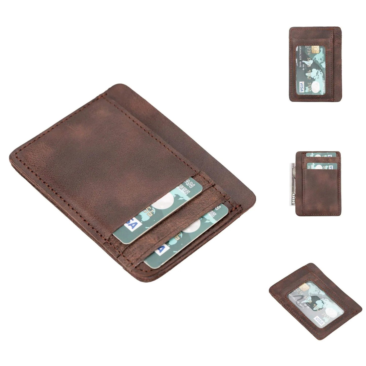 Cody Leather Card Holder and Wallet for Unisex by TORONATA