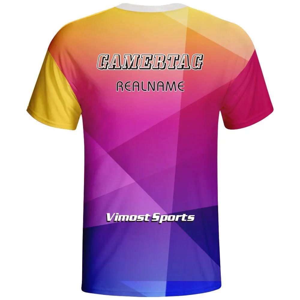 Colorful Gradient Custom Esports Jersey by Vimost Sportswear