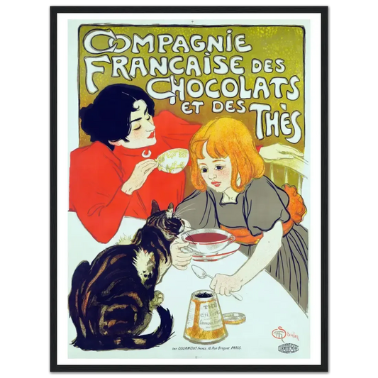 Compagnie Française des Chocolats et des Thés artwork poster by Art-O-Rama Shop