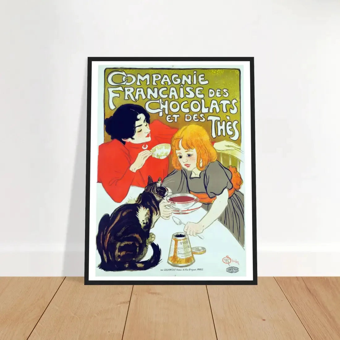 Compagnie Française des Chocolats et des Thés artwork poster by Art-O-Rama Shop