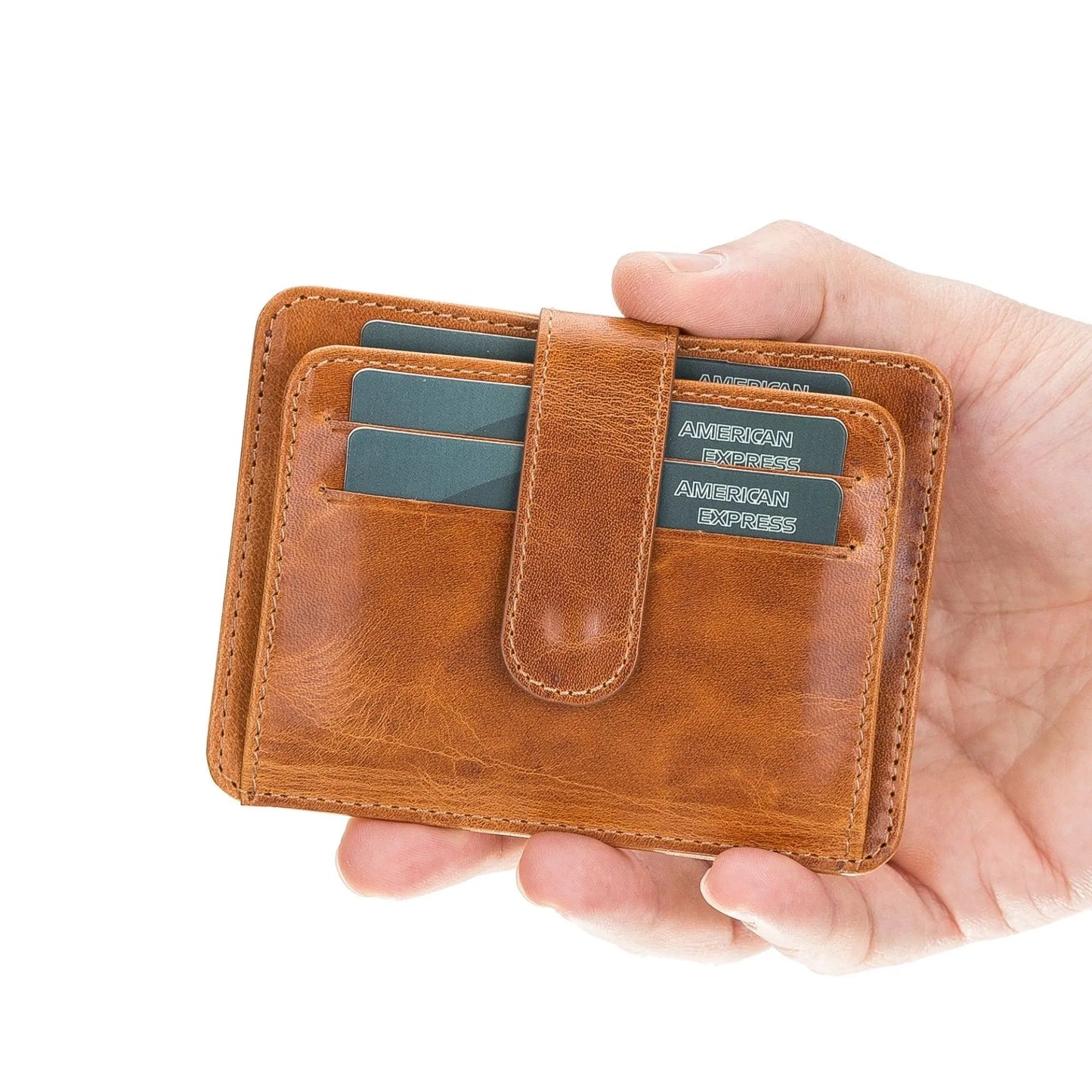 Cortez Handcrafted Leather Slim Wallet with Card Holder by TORONATA
