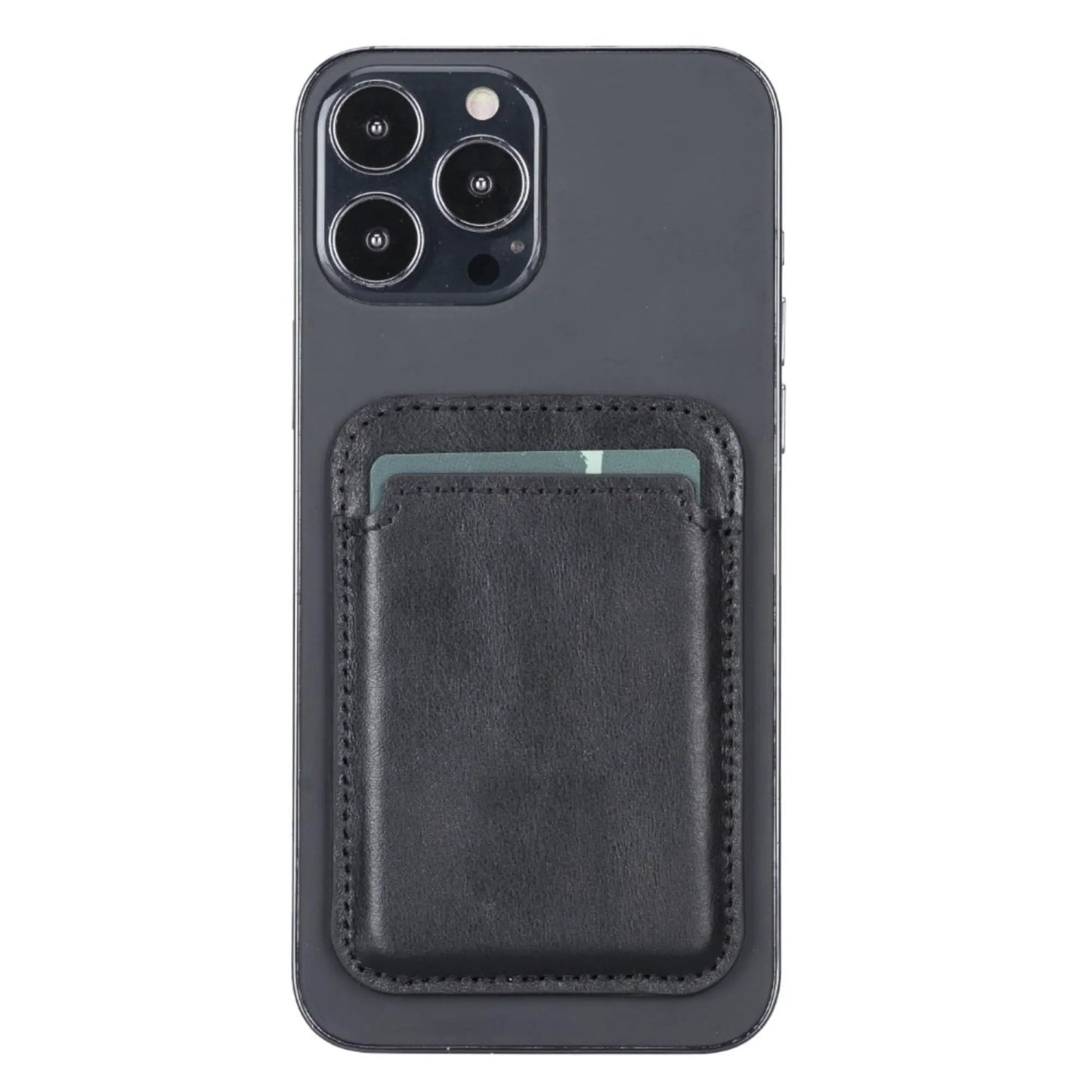 Cortland Full-Grain Leather Card Holder Wallet with Magnet by TORONATA
