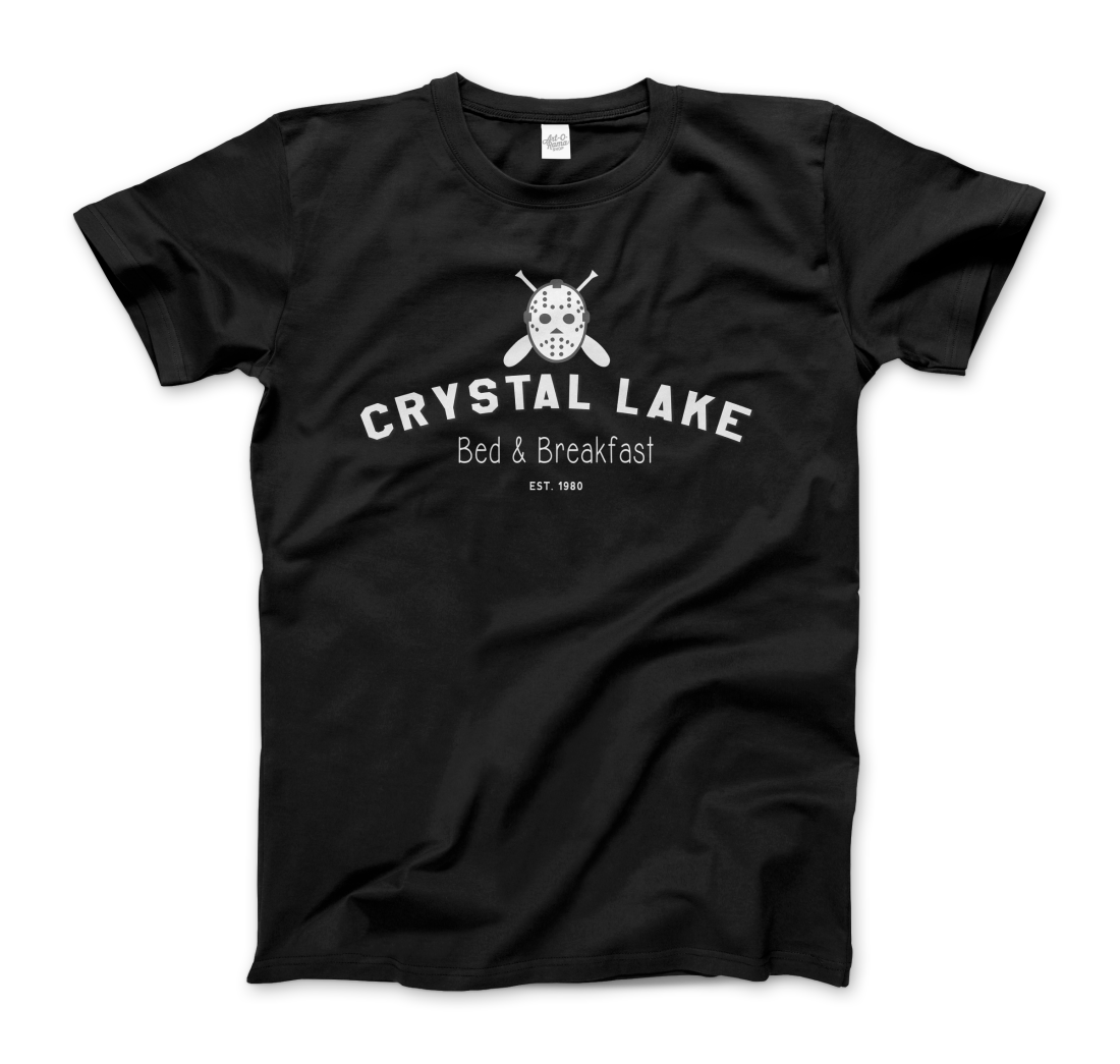 Crystal Lake, Bed & Breakfast Horror t-shirt by Art-O-Rama Shop