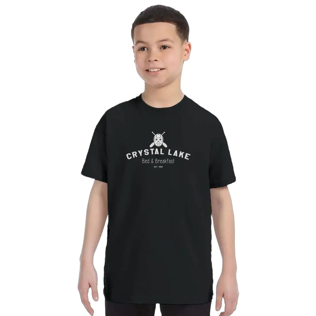 Crystal Lake, Bed & Breakfast Horror t-shirt by Art-O-Rama Shop