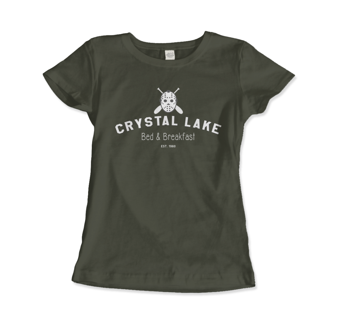 Crystal Lake, Bed & Breakfast Horror t-shirt by Art-O-Rama Shop