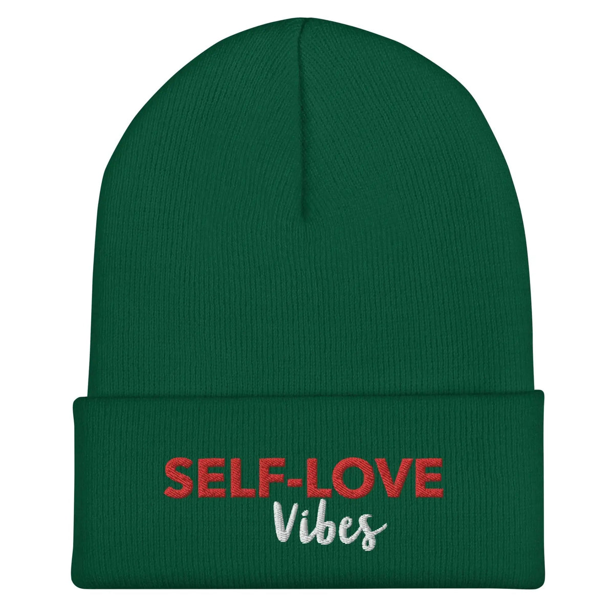 SELF- LOVE VIBES Cuffed Beanie by Maiden-Art