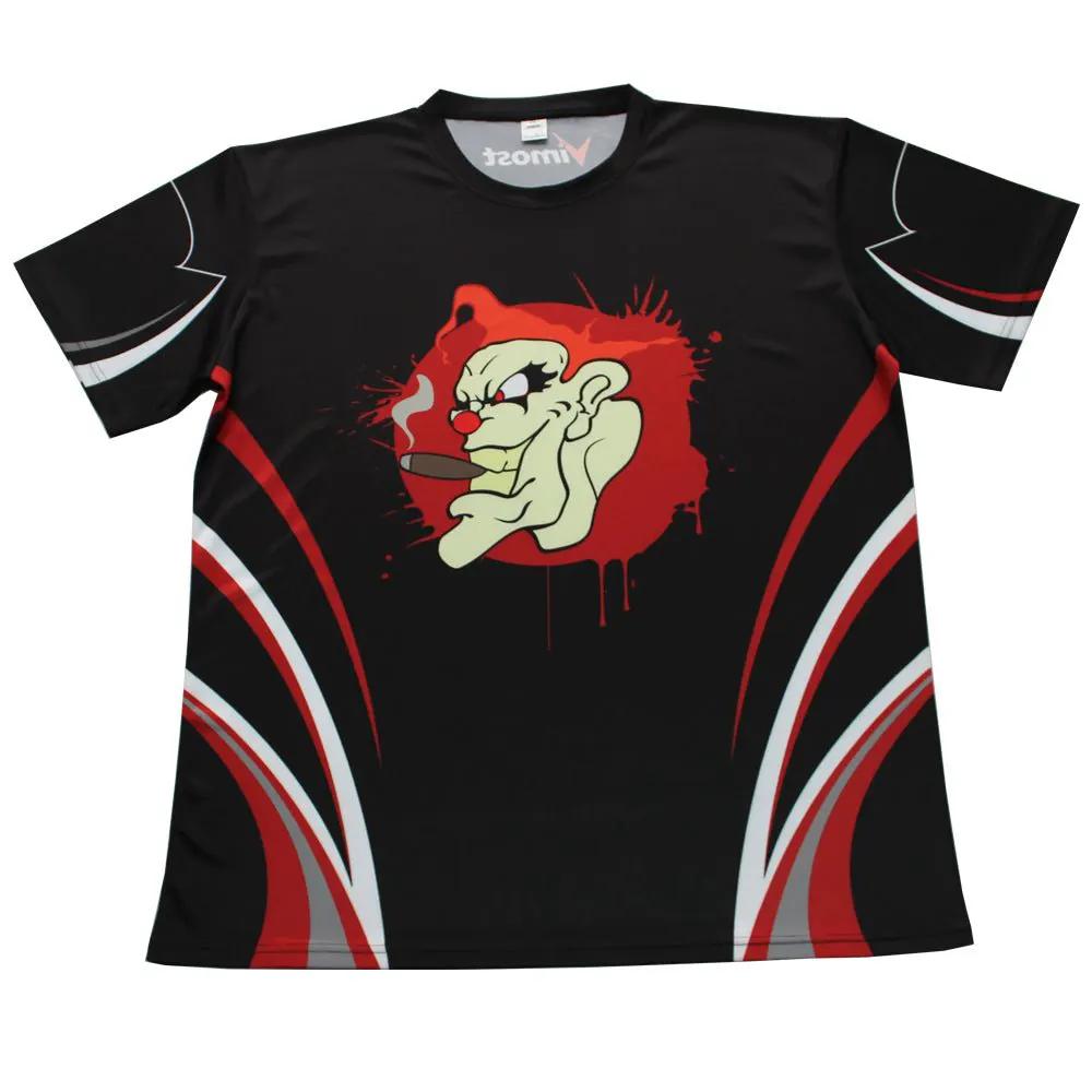 Custom Black Animated Character Graphic Gaming Jersey by Vimost Sportswear
