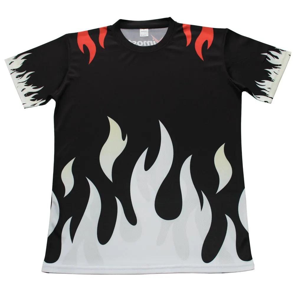 Custom White and Black Flame Gaming Esports Jersey for Teams by Vimost Sportswear