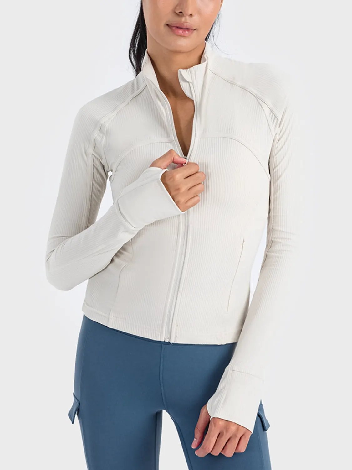 Millennia Zip-Up Long Sleeve Sports Jacket by Millennia