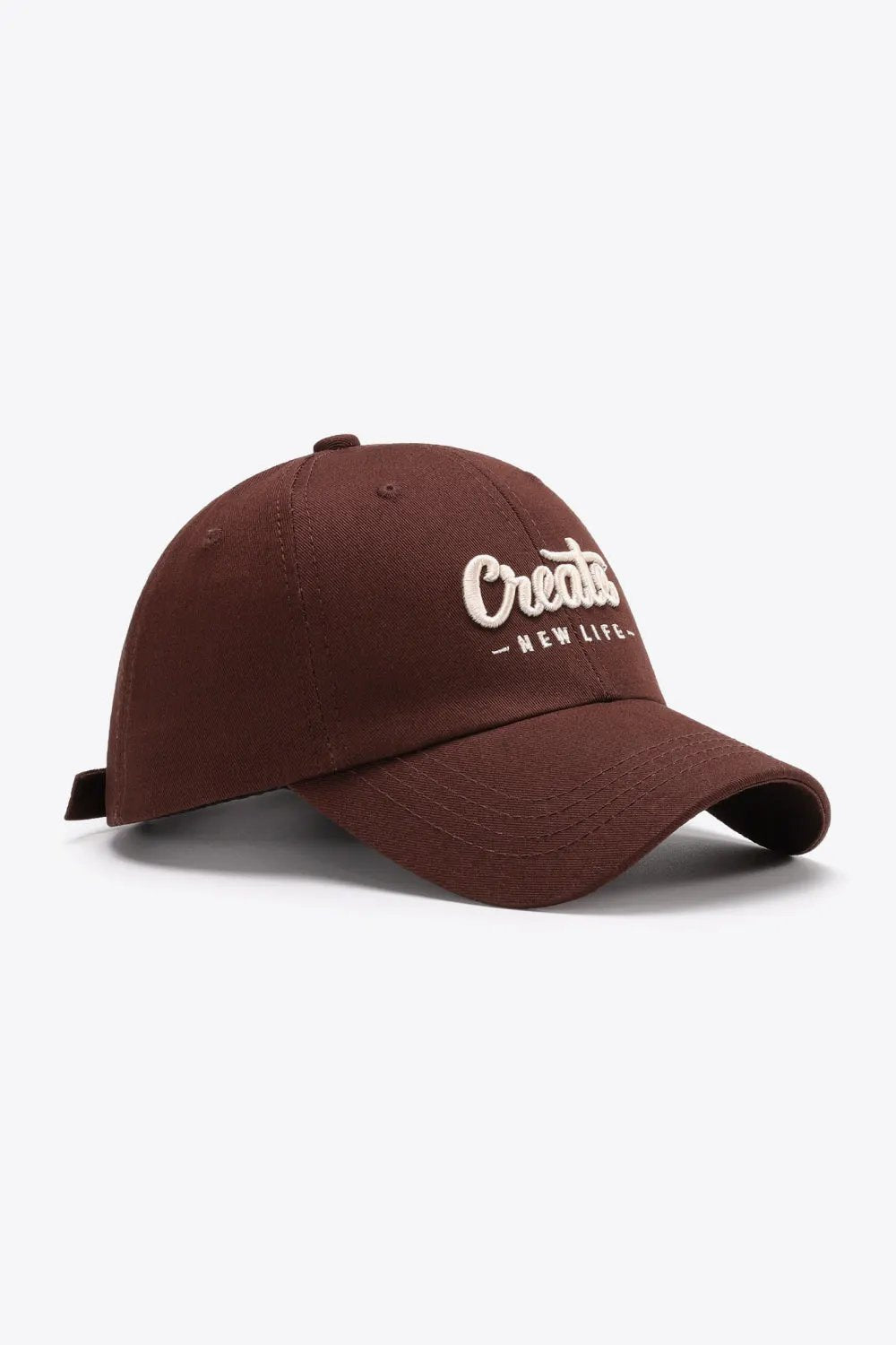 CREATE NEW LIFE Adjustable Cotton Baseball Cap by Partner Label