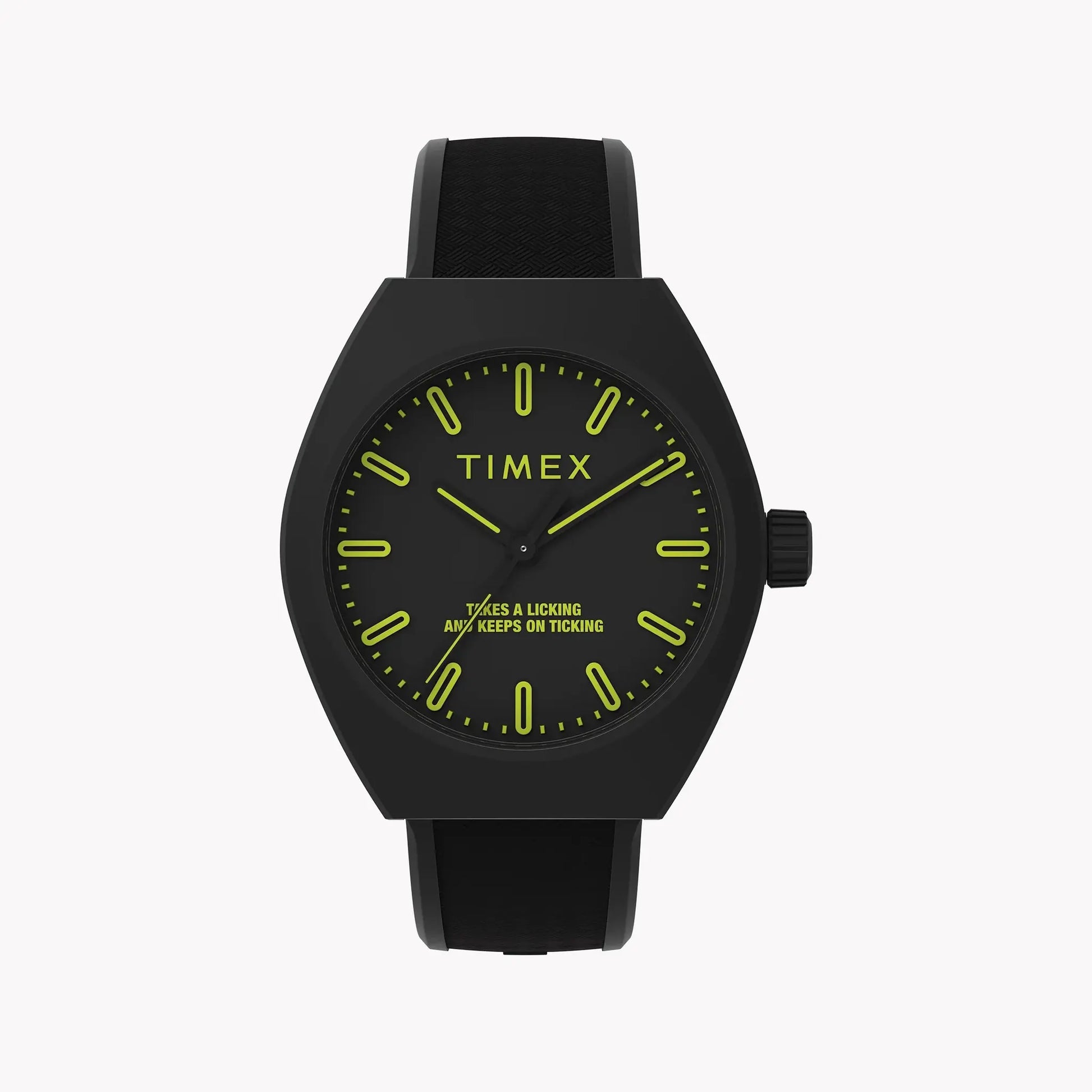 Timex Unisex Eco Ceramic Black Case Watch, Black Strap | Tw2w42400 by TIMEX