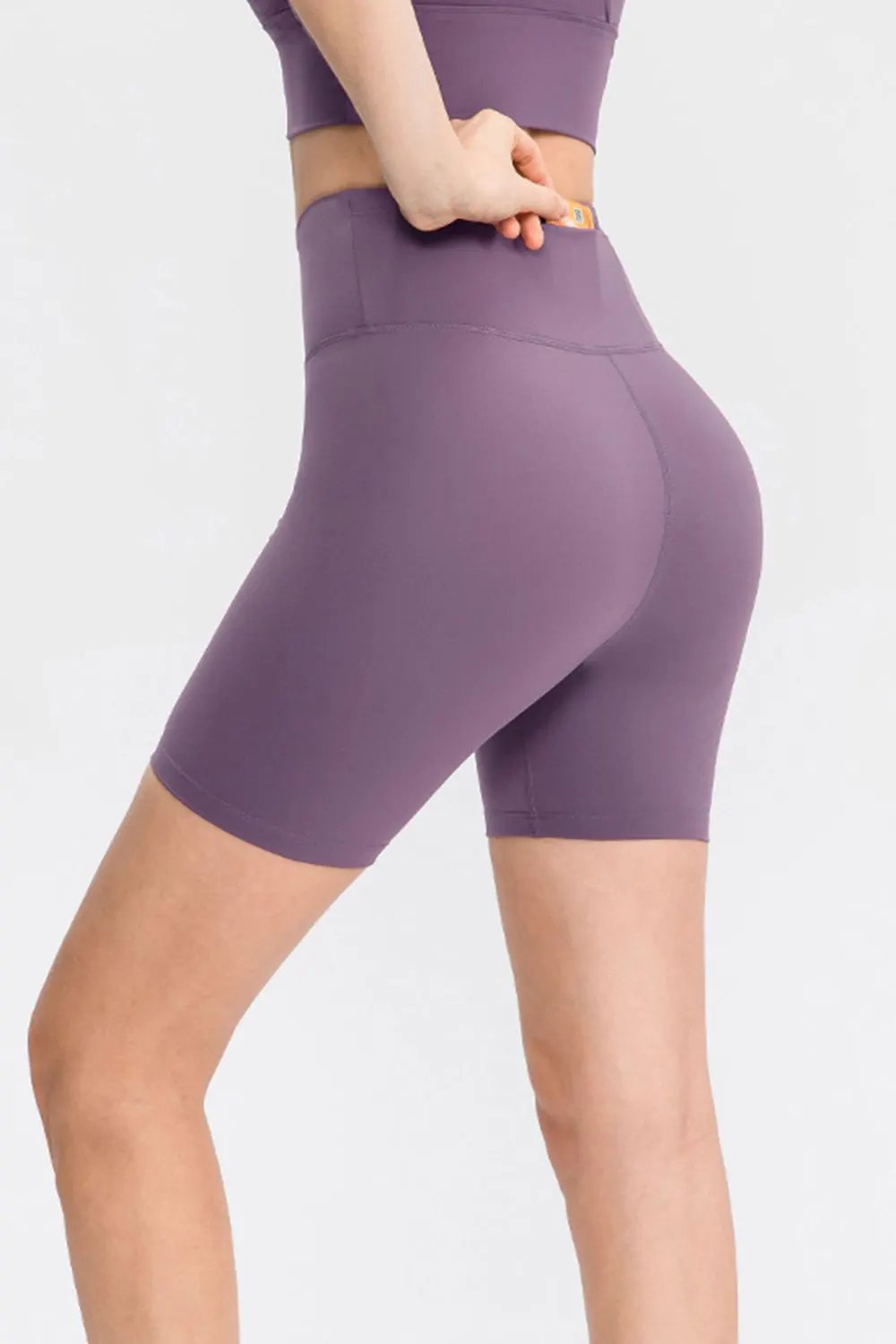 Wide Waistband Sports Shorts by Partner Label