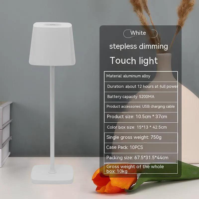 USB Rechargeable Desk Lamp Bedroom Touch Led Atmosphere Small Night Lamp by Maiden-Art