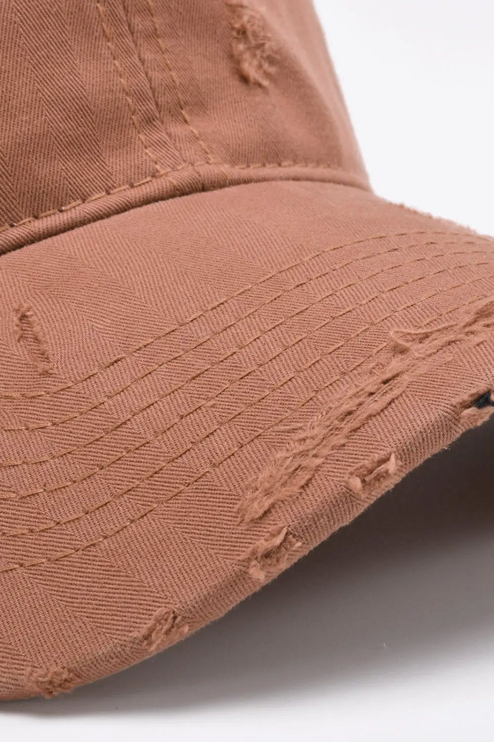 Distressed Adjustable Baseball Cap by Partner Label