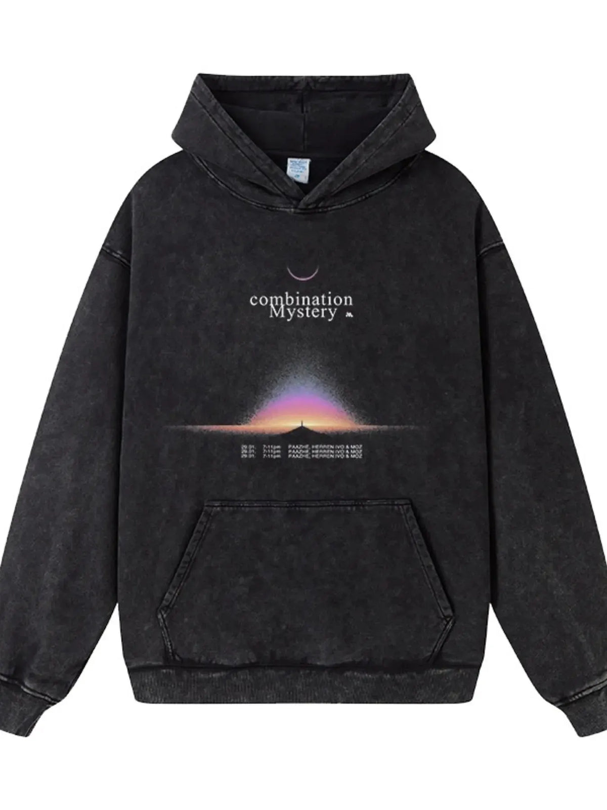 Men's Graphic Dropped Shoulder Hoodie by Trendsi