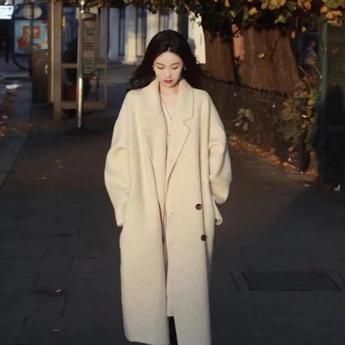 Small High-grade Woolen Coat For Women by Maiden-Art