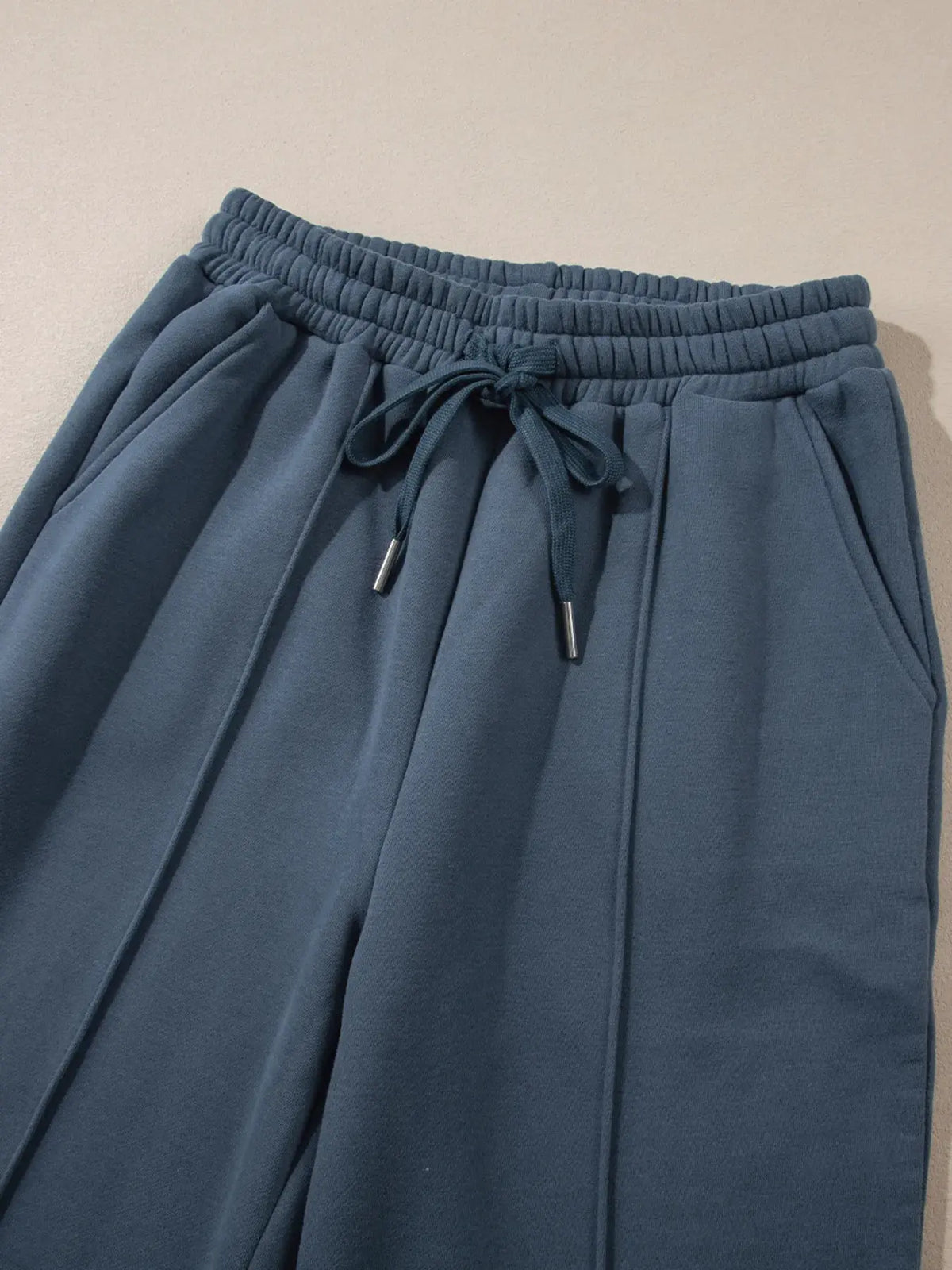 Collared Sweatshirt and High Waist Pants Active Set by Partner Label
