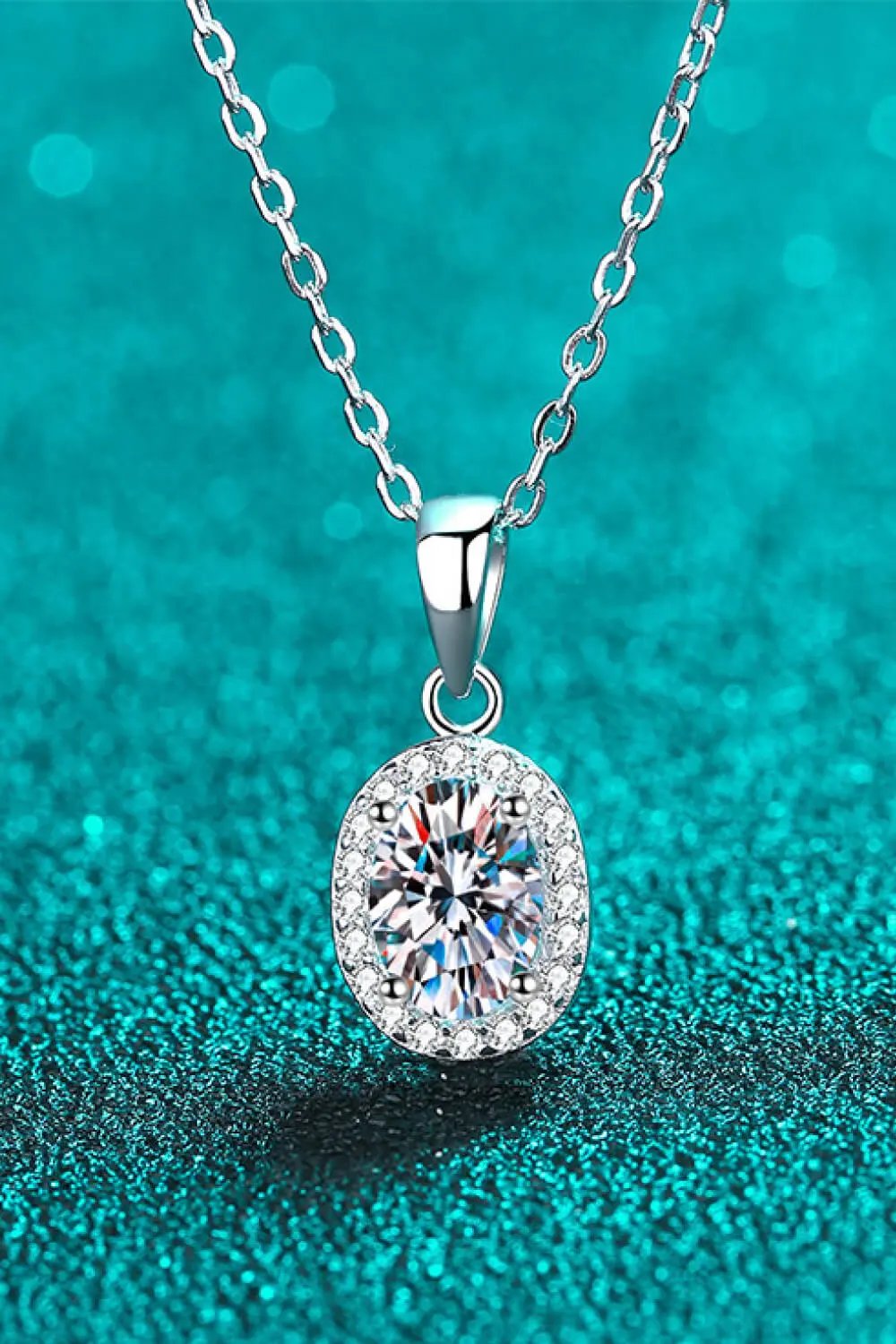 Be The One 1 Carat Moissanite Pendant Necklace by Partner Labels