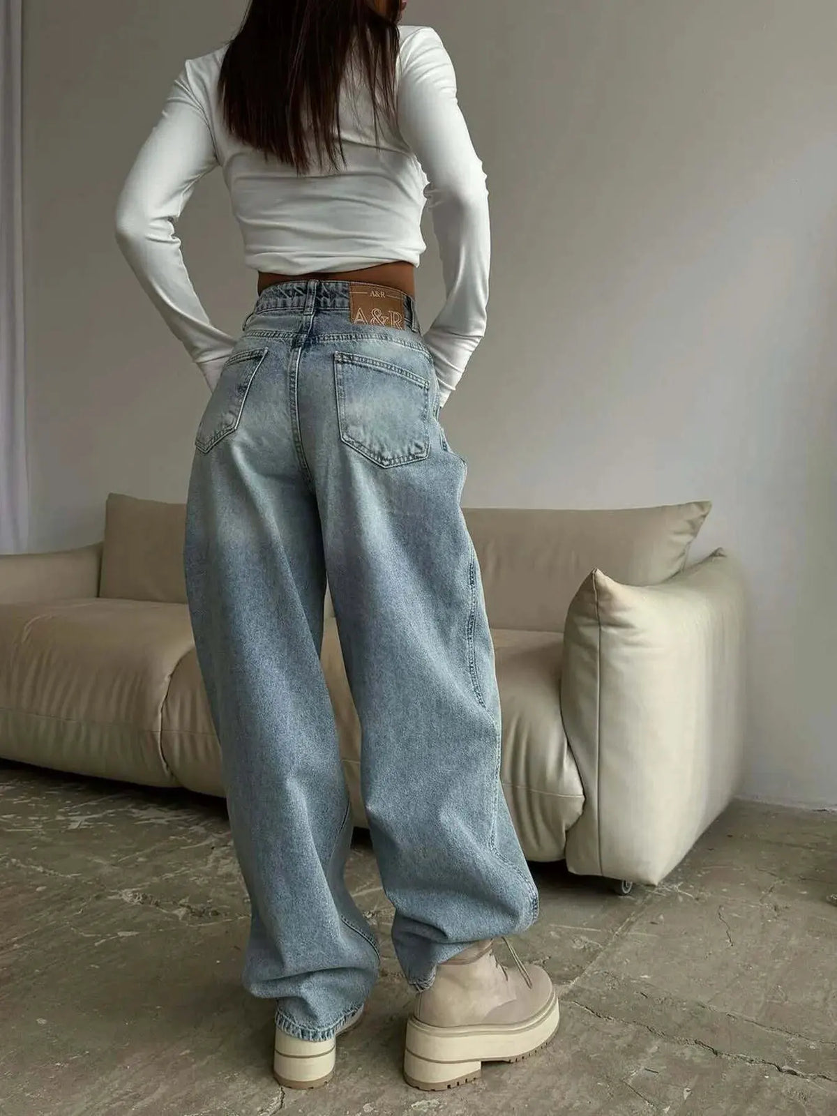 Wide Leg Jeans by Partner Label