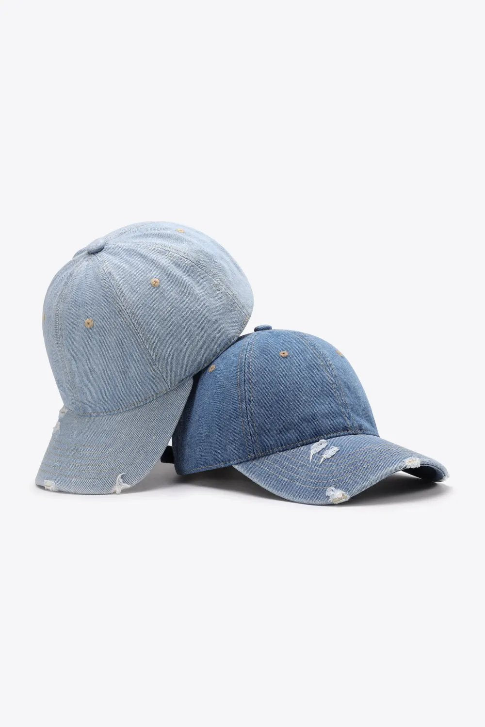 Distressed Adjustable Baseball Cap by Partner Label