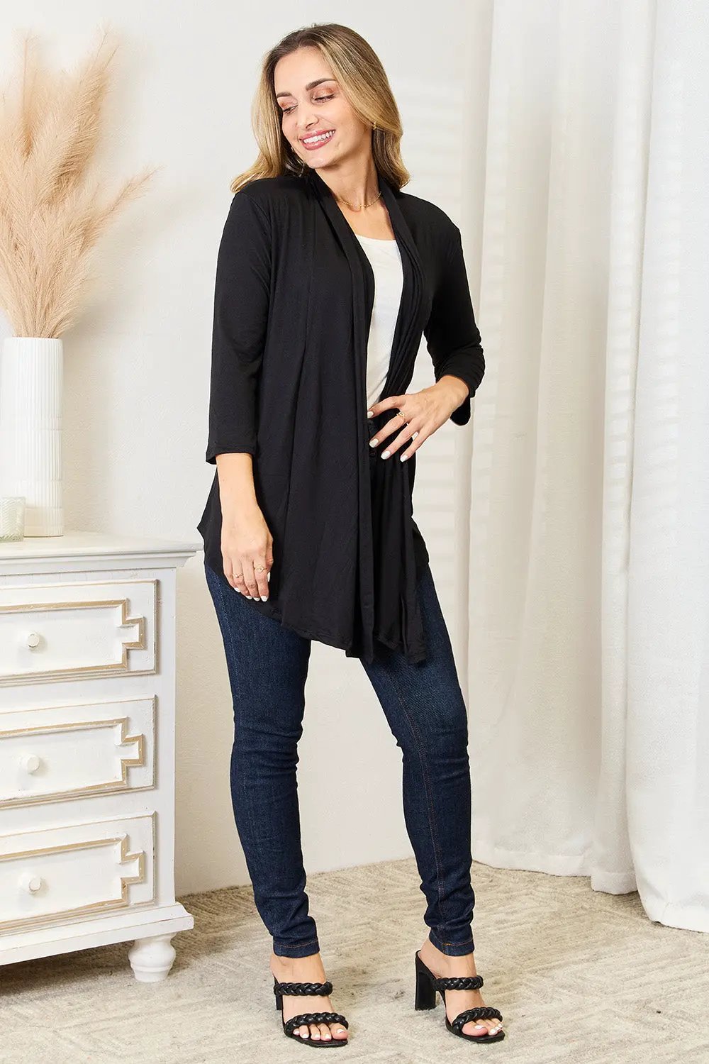 Culture Code Full Size Open Front Cardigan by Culture Code
