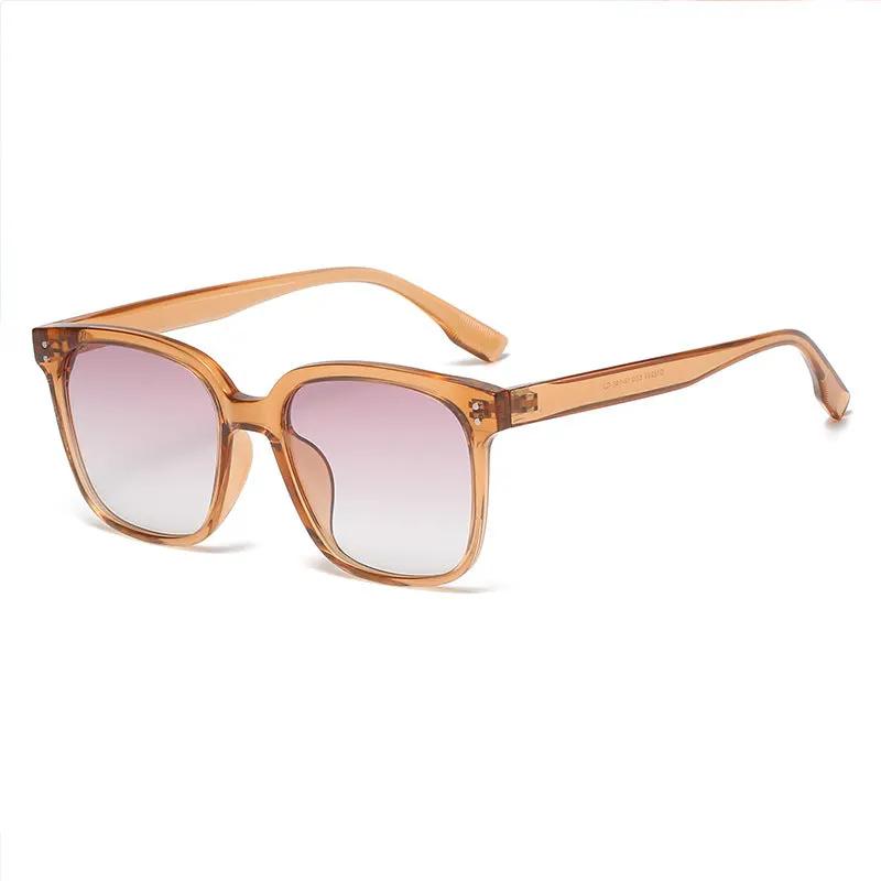 Square Frame Gradient Tint Sunglasses by Equanimity Essence