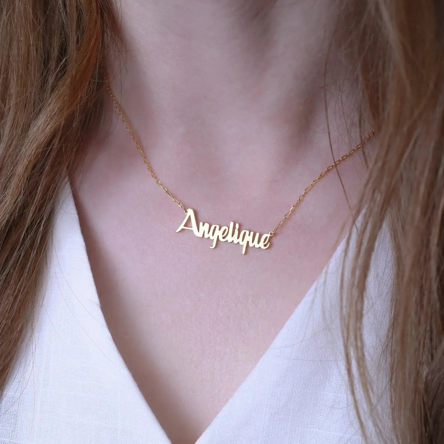 Name Necklace - personalized name necklace by Maiden-Art