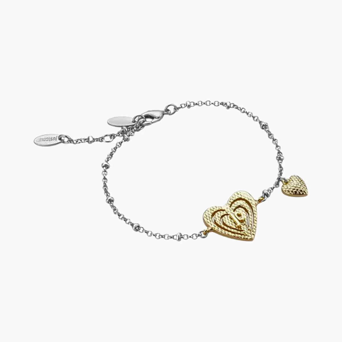 Just Cavalli Women's Brass Silver Bracelet, Gold Accent | Jcfb00110400 by JUST CAVALLI