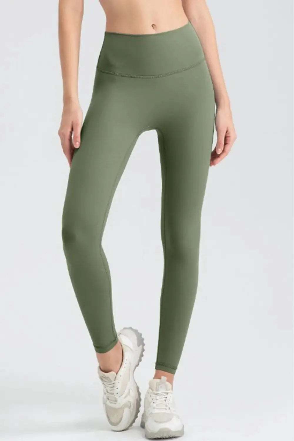 Wide Waistband Sport Leggings by Partner Label