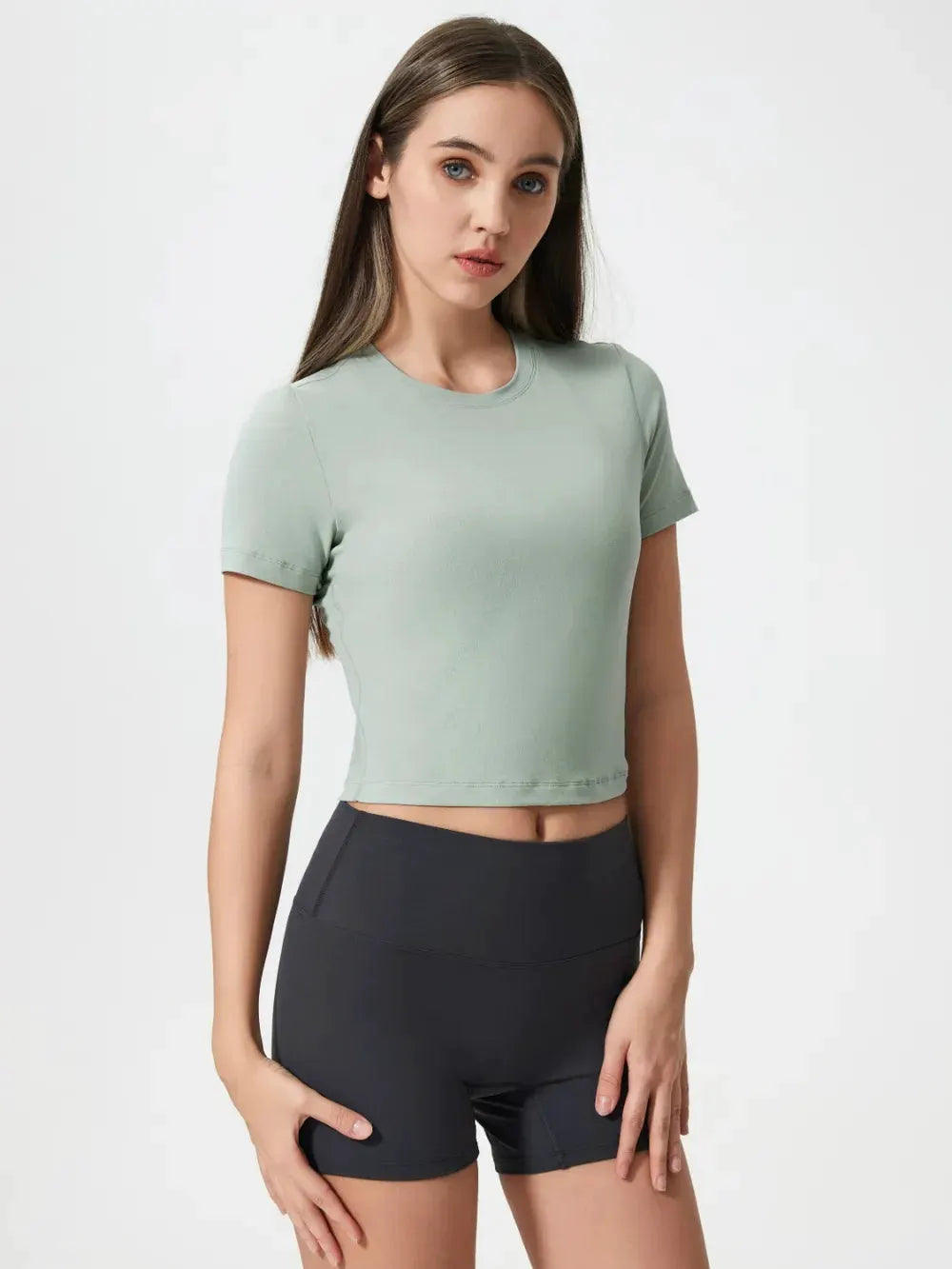 Millennia Round Neck Short Sleeve Active T-Shirt by Millennia