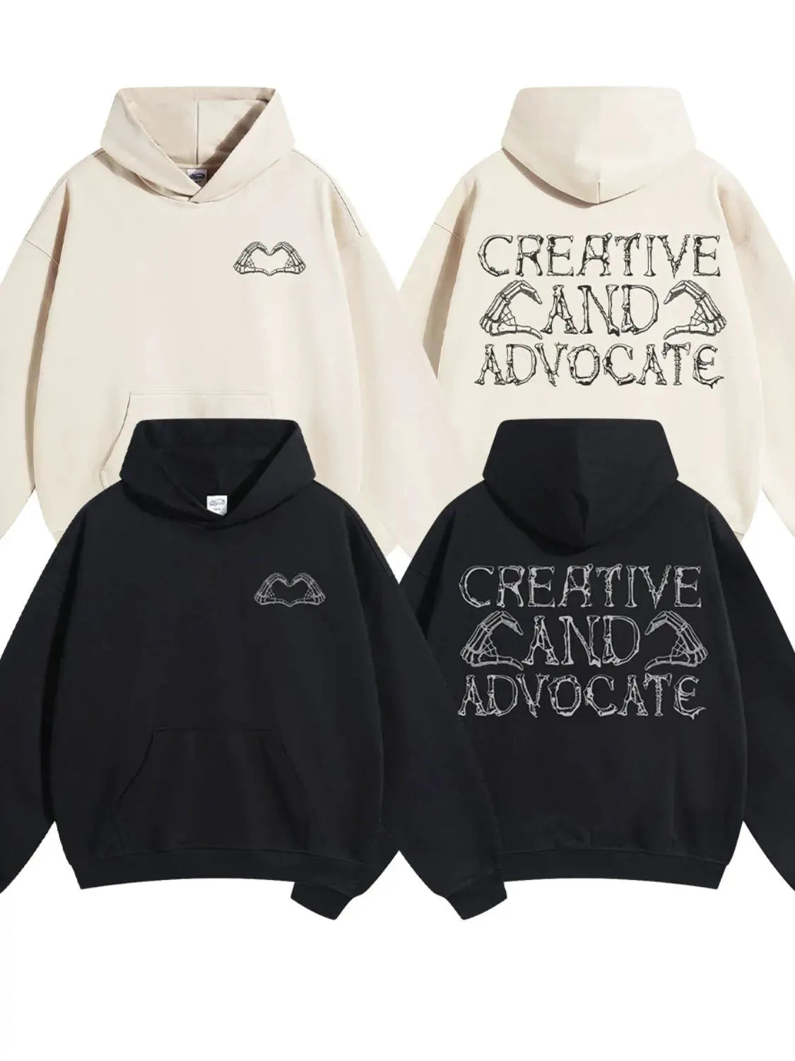 Men's Graphic Long Sleeve Hoodie by Trendsi