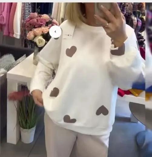 Fashion Women's Wear Love Long Sleeve Knitted Sweater by Maiden-Art