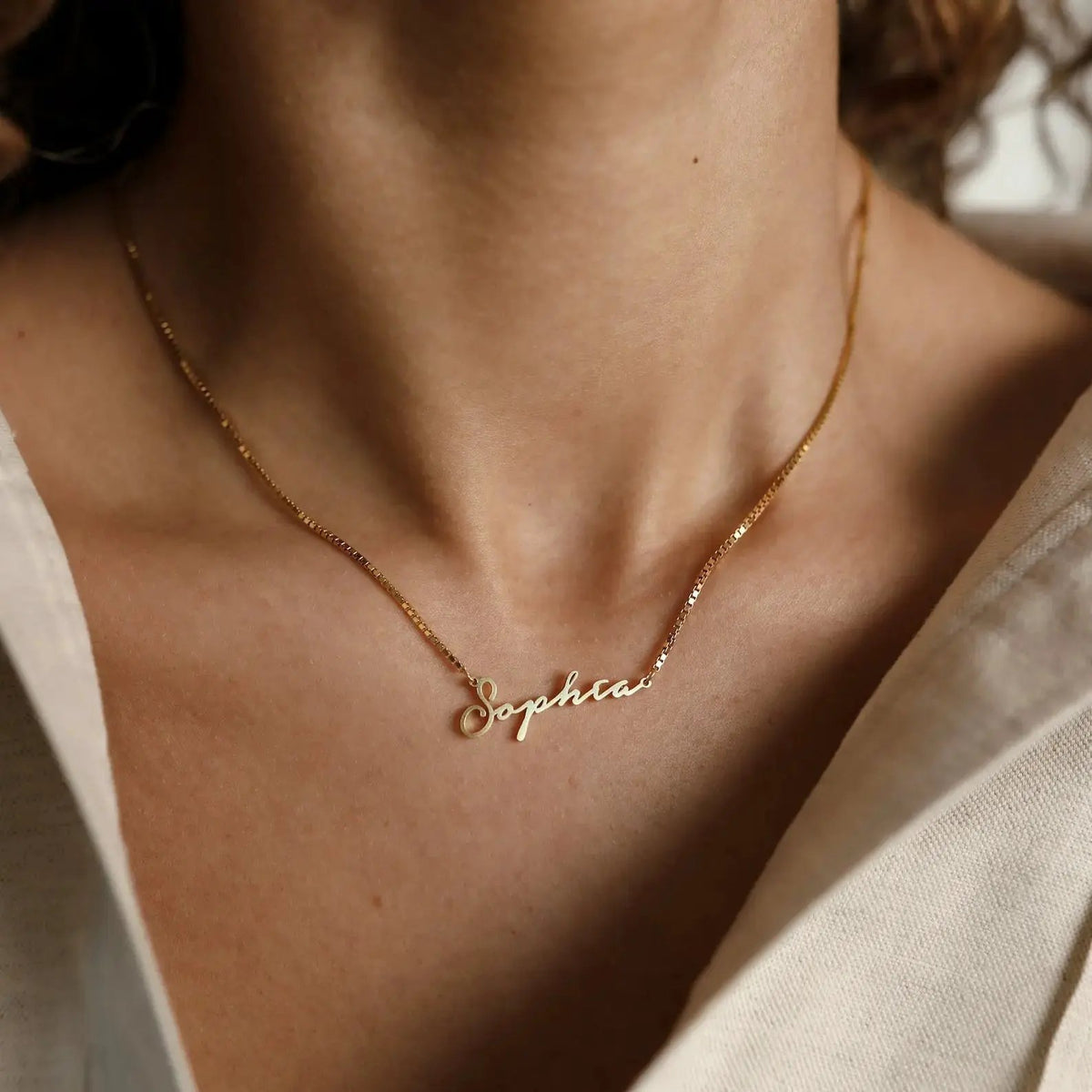 Name Necklace - personalized name necklace by Maiden-Art