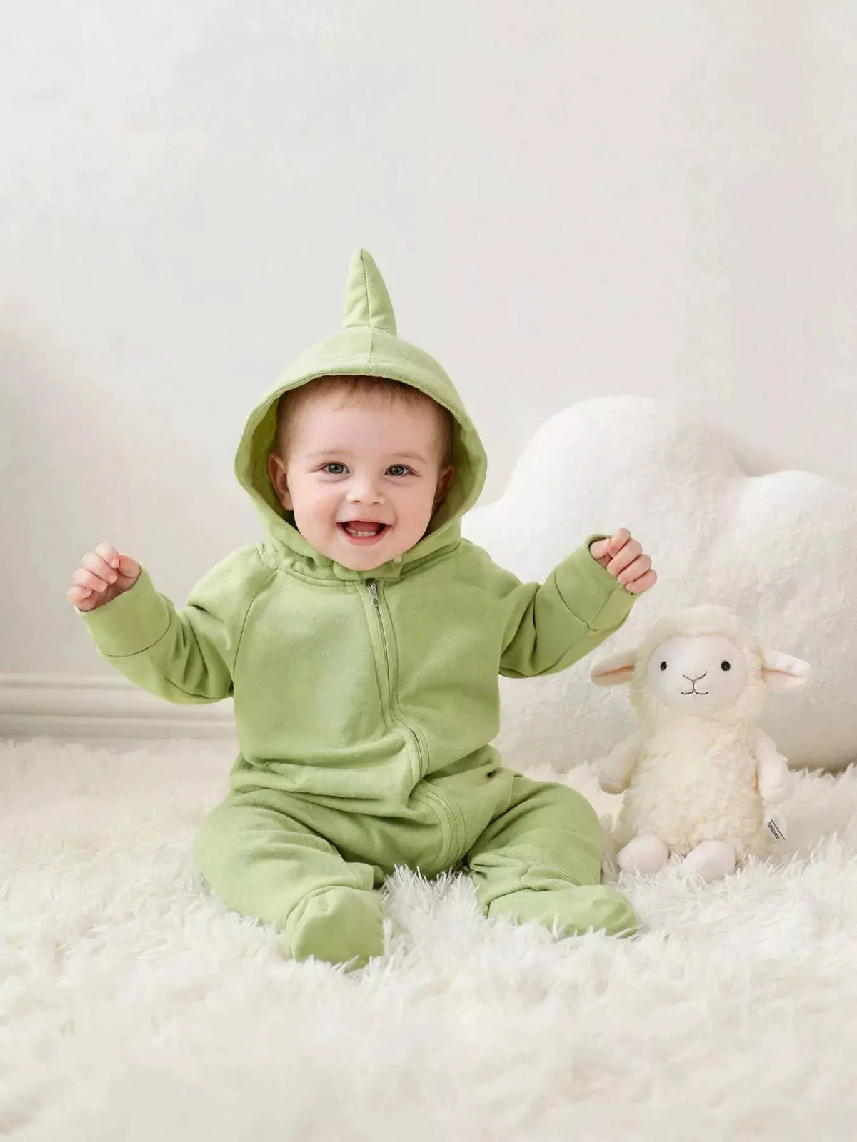 Children's Antenna Hooded One-Piece Jumpsuit by Trendsi