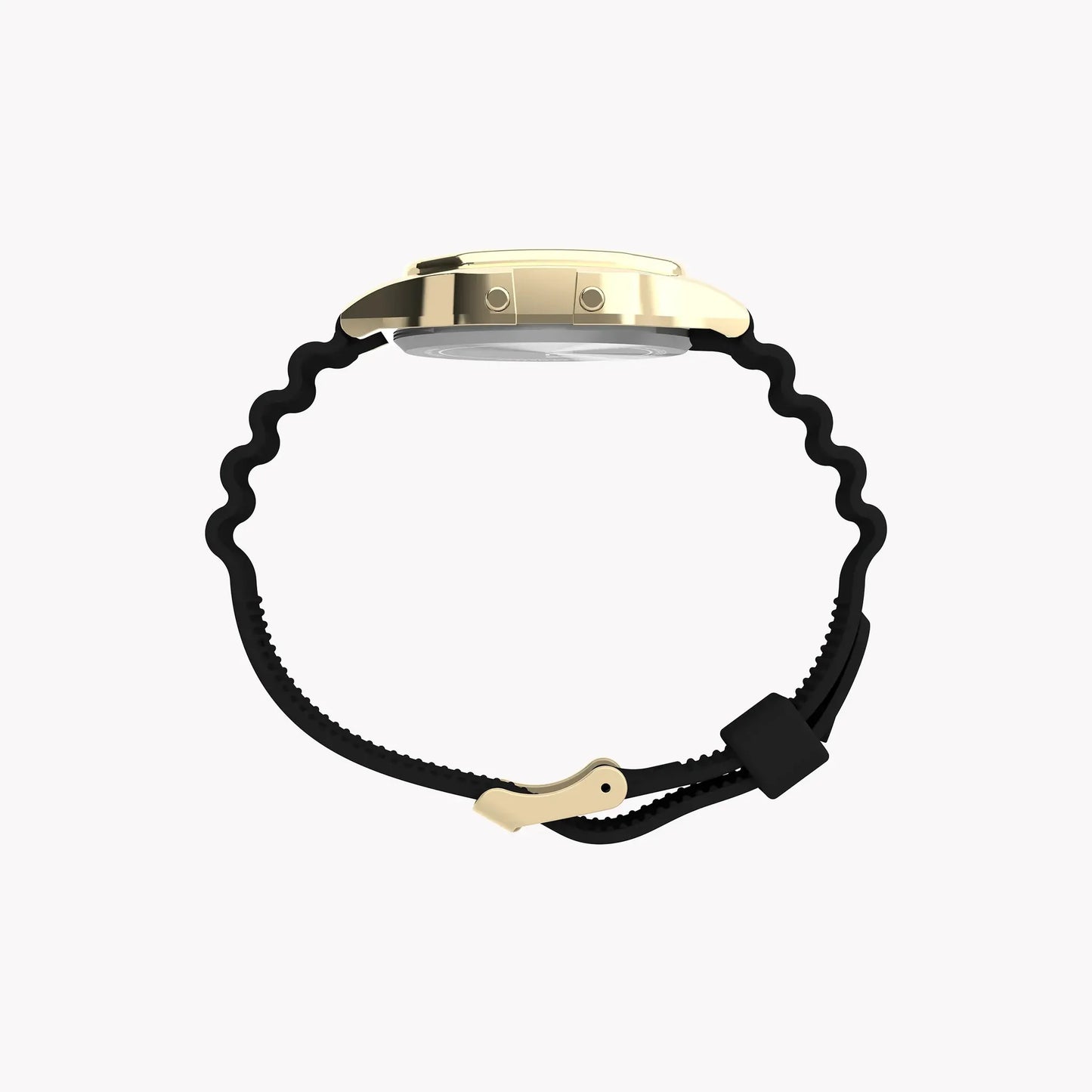 Timex Unisex Gold Tone Resin Strap, Black Lens | T80 by TIMEX