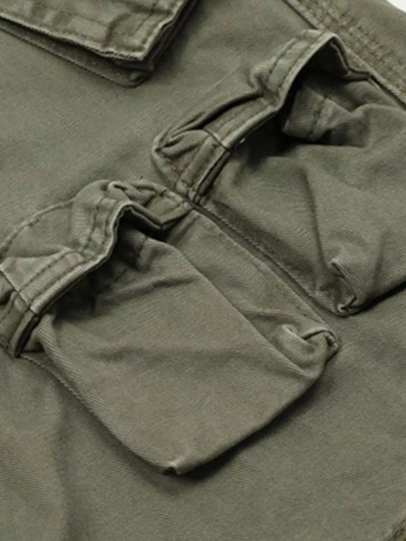 Men's Loose Fit Cargo Pants with Multiple Pockets by Trendsi