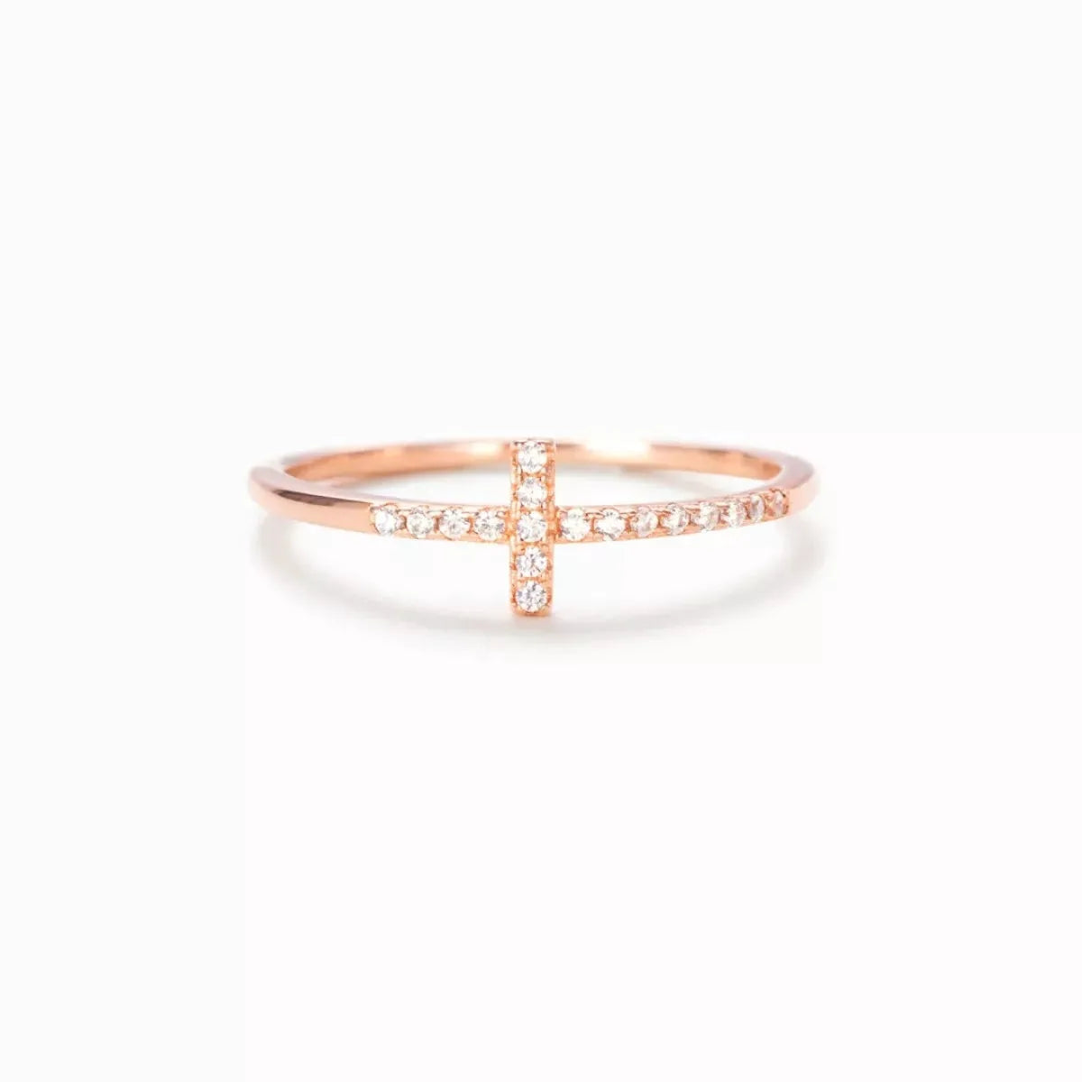 925 Sterling Silver Cross Ring by Partner Label