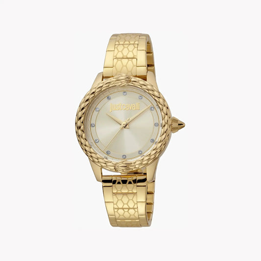Just Cavalli Women's Gold Watch, Champagne Dial | Jc1l144m0055 by JUST CAVALLI