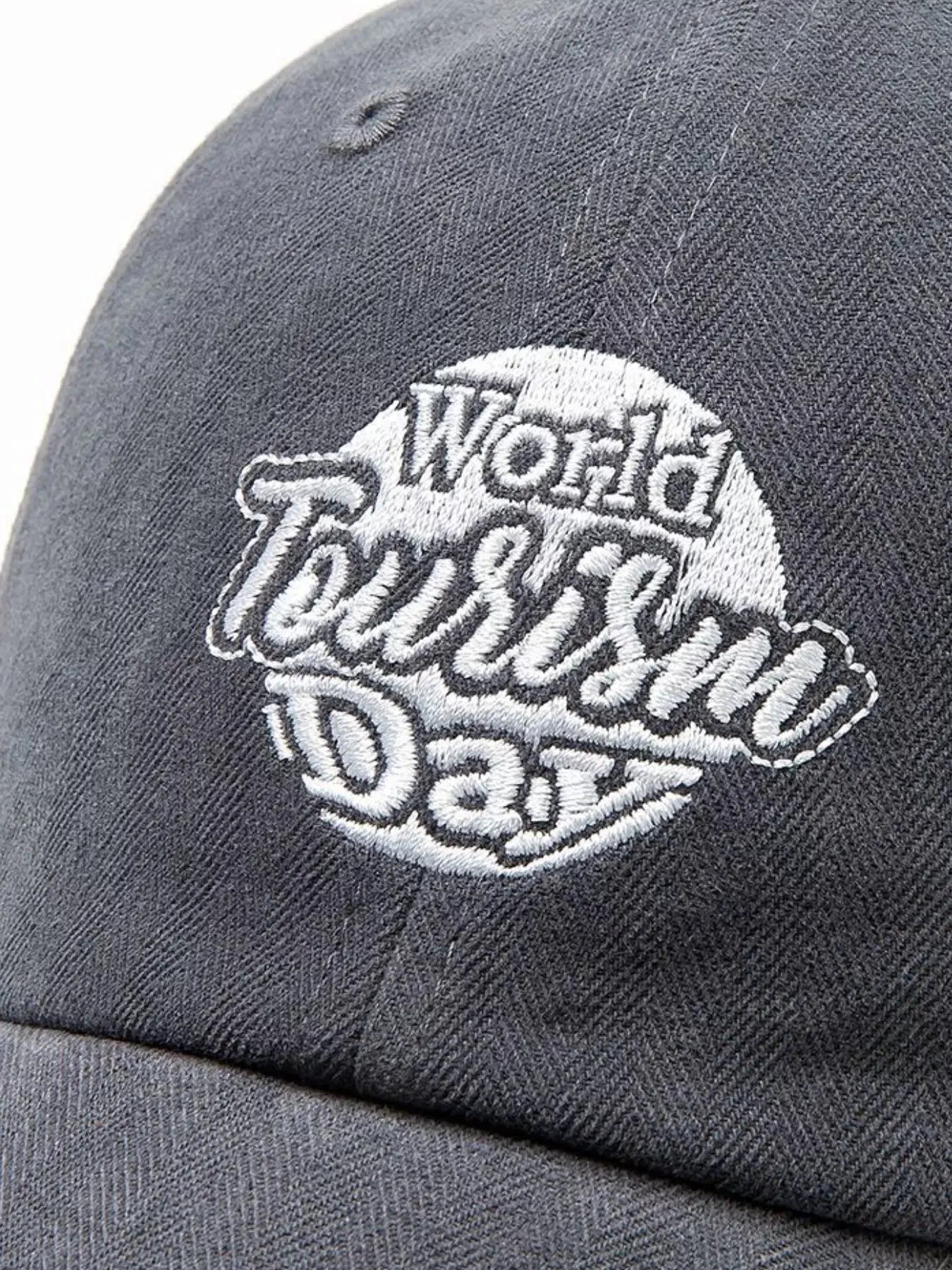 World Tourism Day Embroidered Baseball Cap by Partner Label