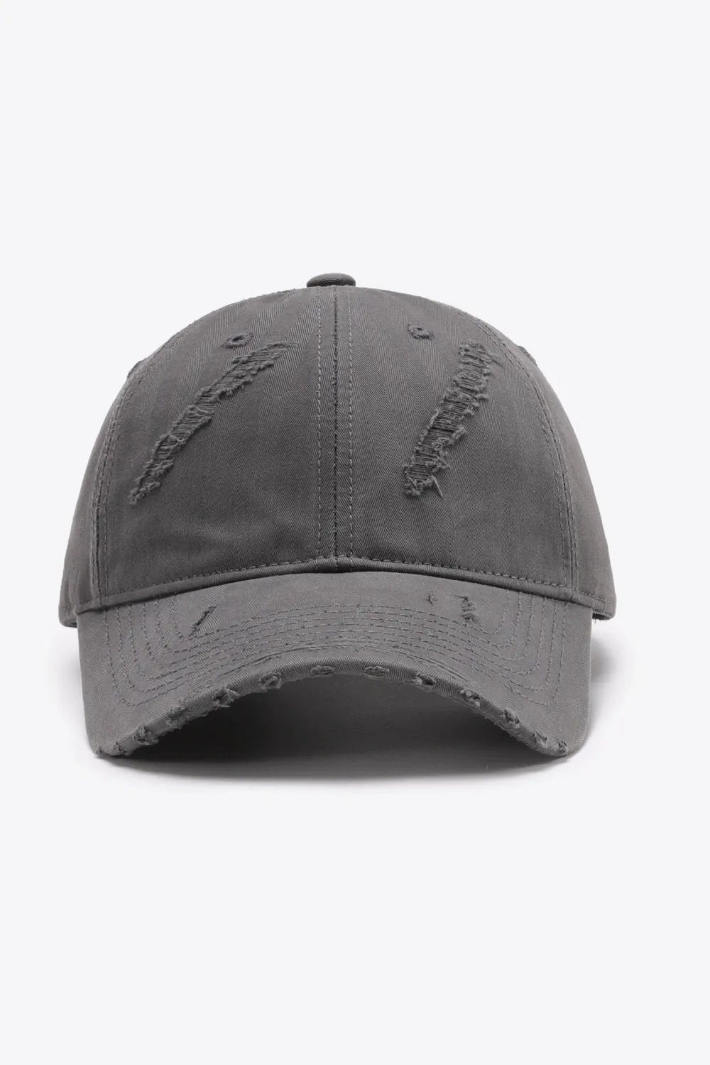 Distressed Adjustable Baseball Cap by Partner Label