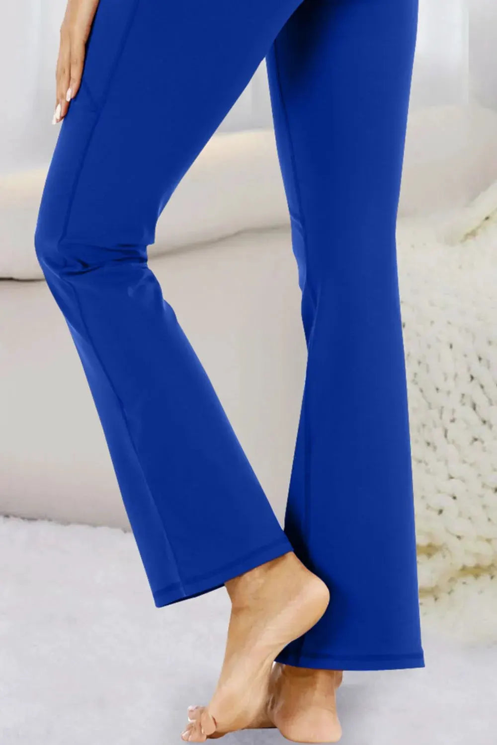 Pocketed High Waist Active Pants by Partner Label