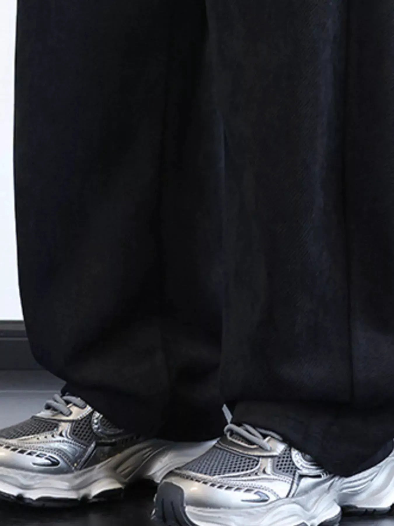 Men's Plus Size Wide-Leg Pants by Partner Label